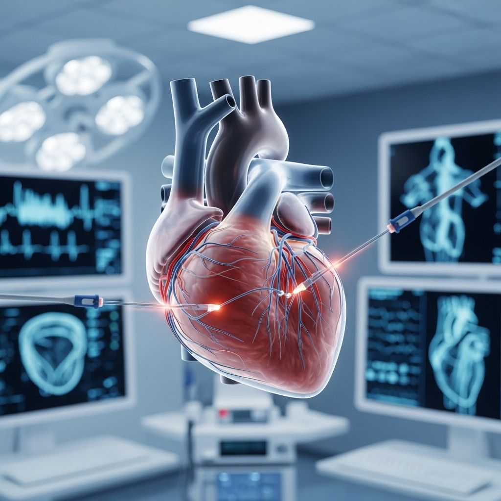 Comprehensive overview of atrial fibrillation ablation, including procedure details, benefits, risks, and patient expectations.
