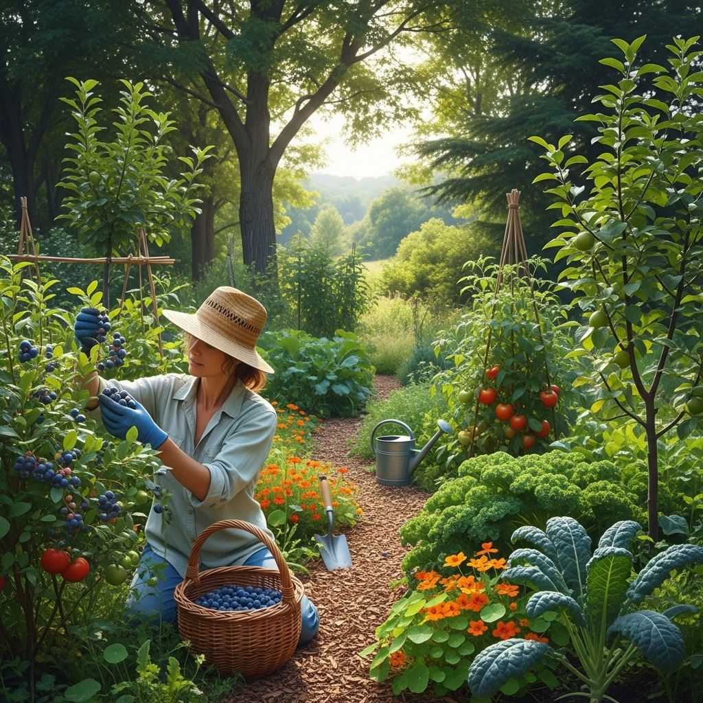 Discover vital August jobs for a thriving, resilient, and abundant forest garden.