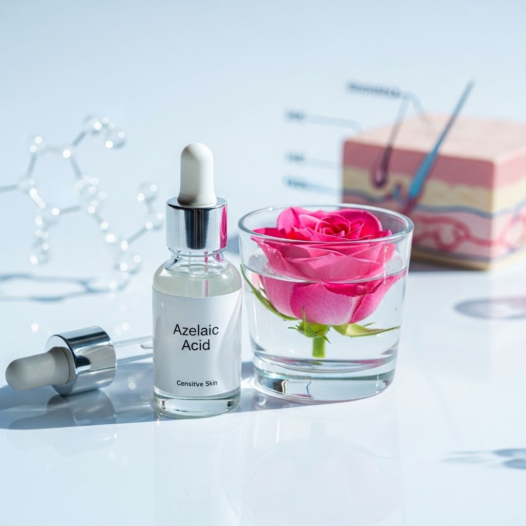 Azelaic Acid for Rosacea & Sensitive Skin: Science, Benefits, and Usage Guide This multitasking acid soothes irritation and balances tone for calmer, clearer skin.