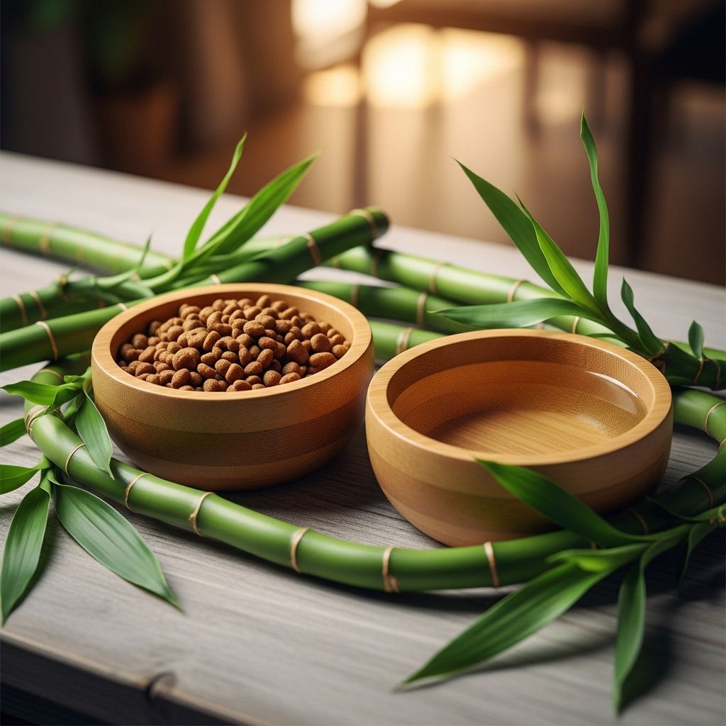 Bamboo pet bowls offer a sustainable, healthy, and stylish alternative to plastic, with eco-friendly benefits and practical features for cats and dogs.