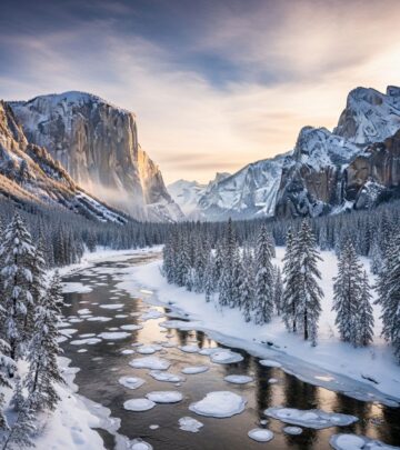 Discover serene winter wonderlands across America's stunning parks