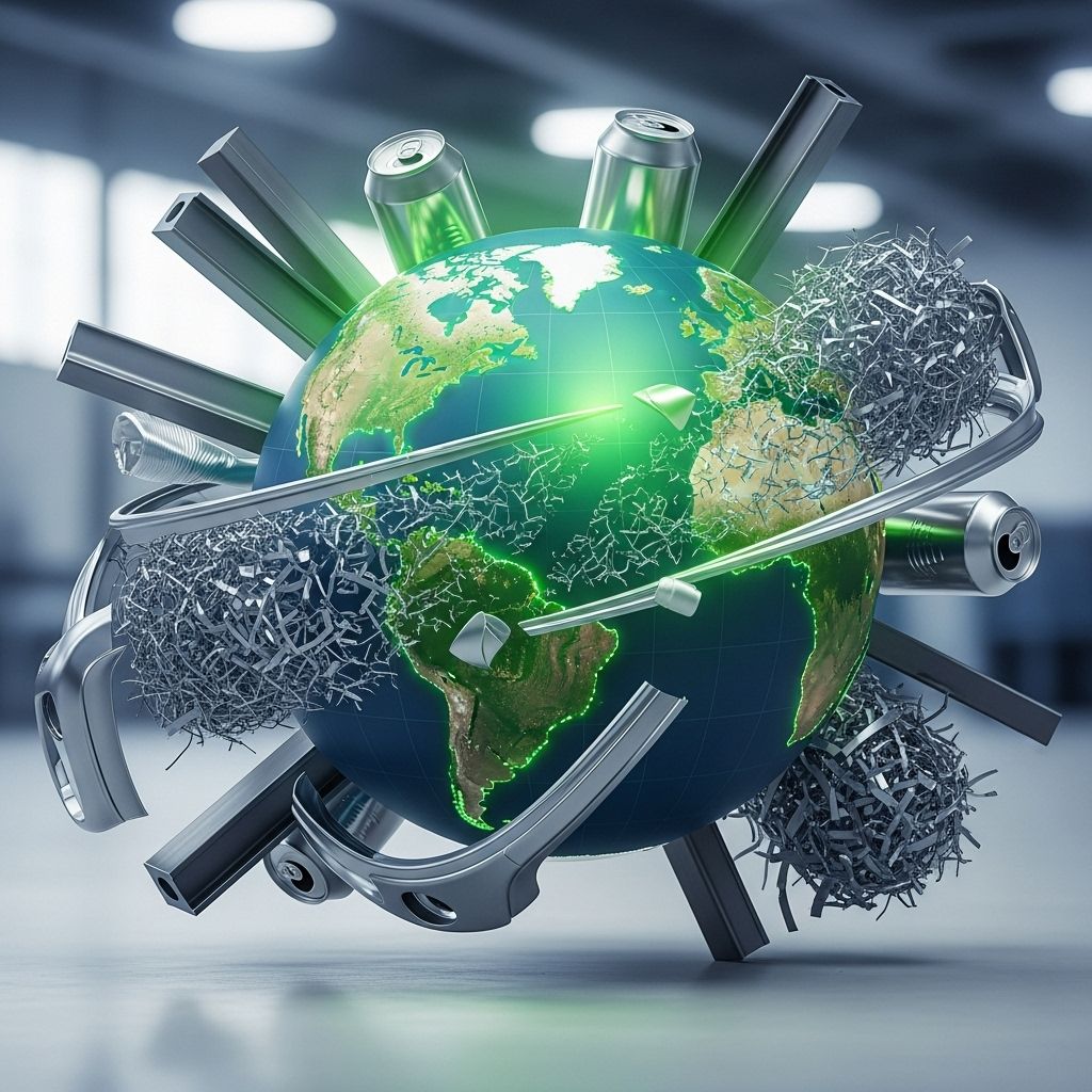 Recycling metals conserves resources, saves energy, reduces pollution, and drives the circular economy.