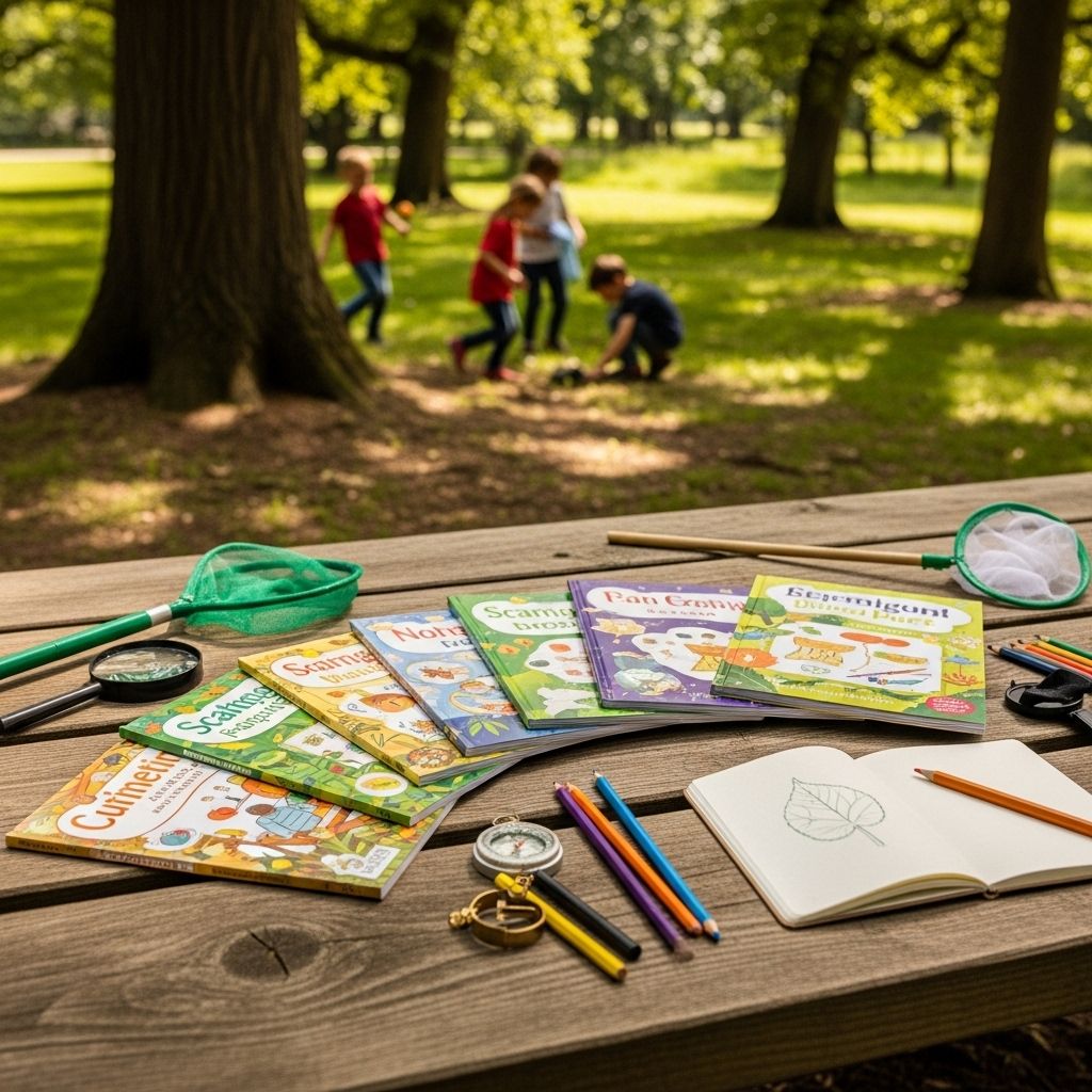 Discover a curated list of nature-based activity books that inspire children to explore, learn, and connect with the world outside.