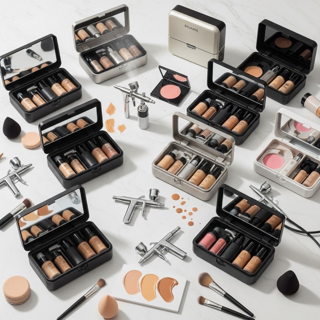 Discover the top airbrush makeup kits to achieve smooth, professional-looking skin at home, for every budget and every skin tone.
