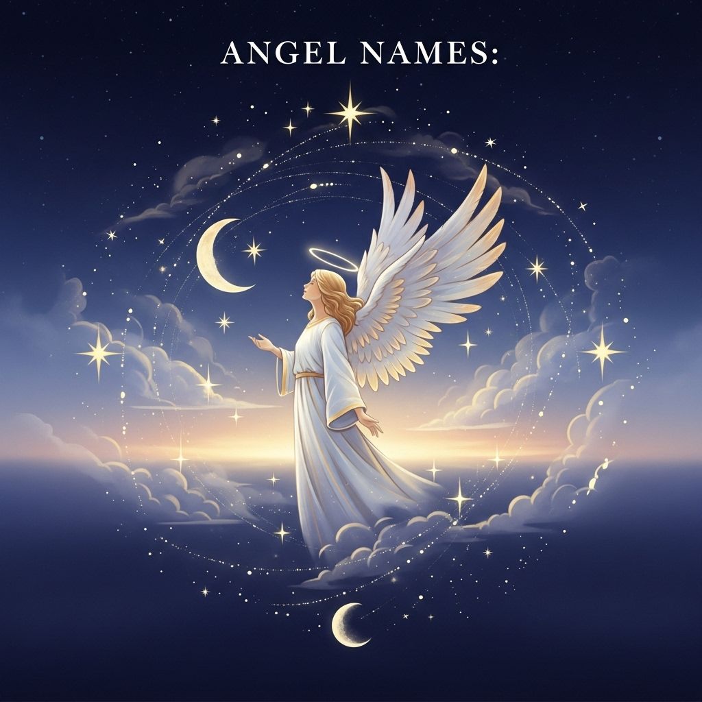 50 Most Beautiful Angel Names for Boys and Girls Every choice reflects centuries of inspiration and a sense of divine guardianship.
