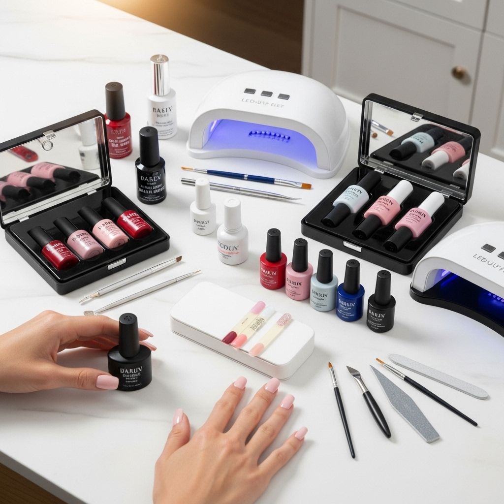 Transform your nails at home with professional-grade gel kits