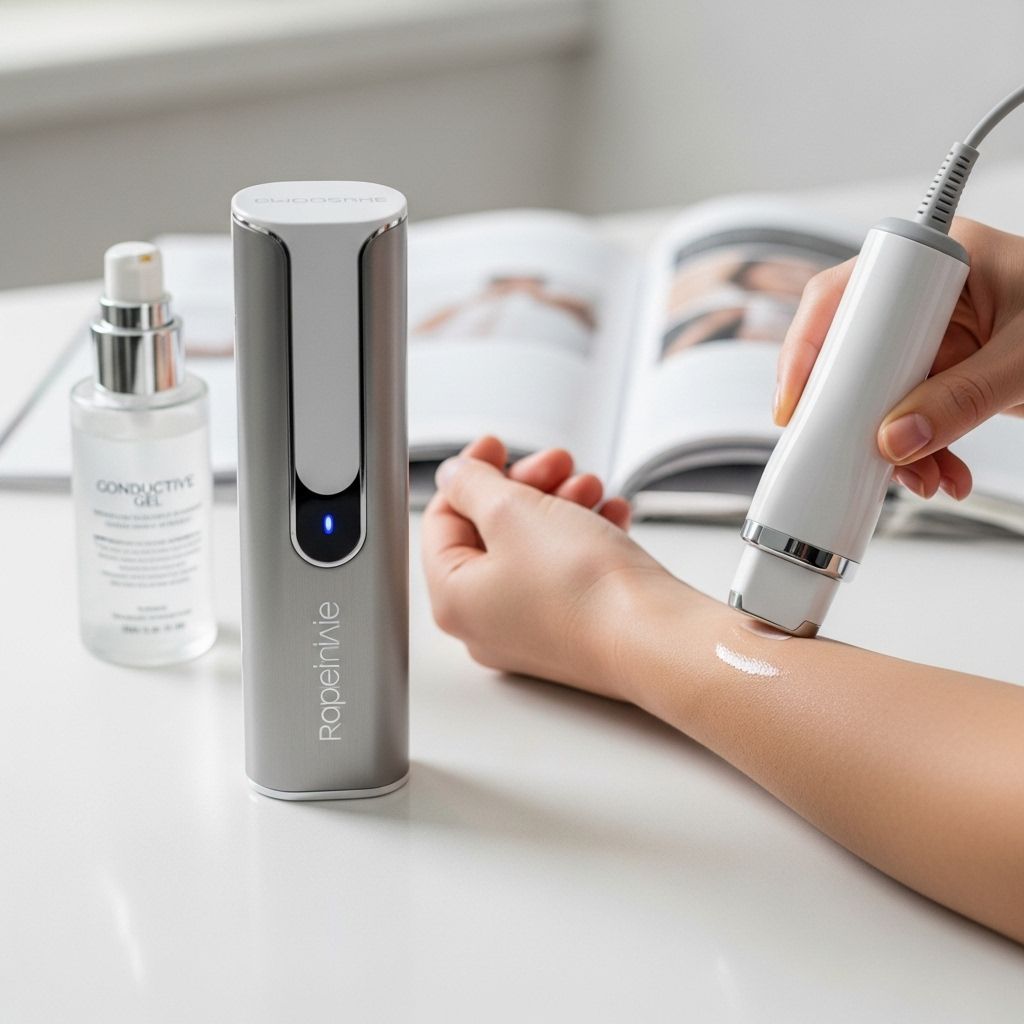 Elevate your routine with gentle warmth to firm sagging contours and revive natural glow.