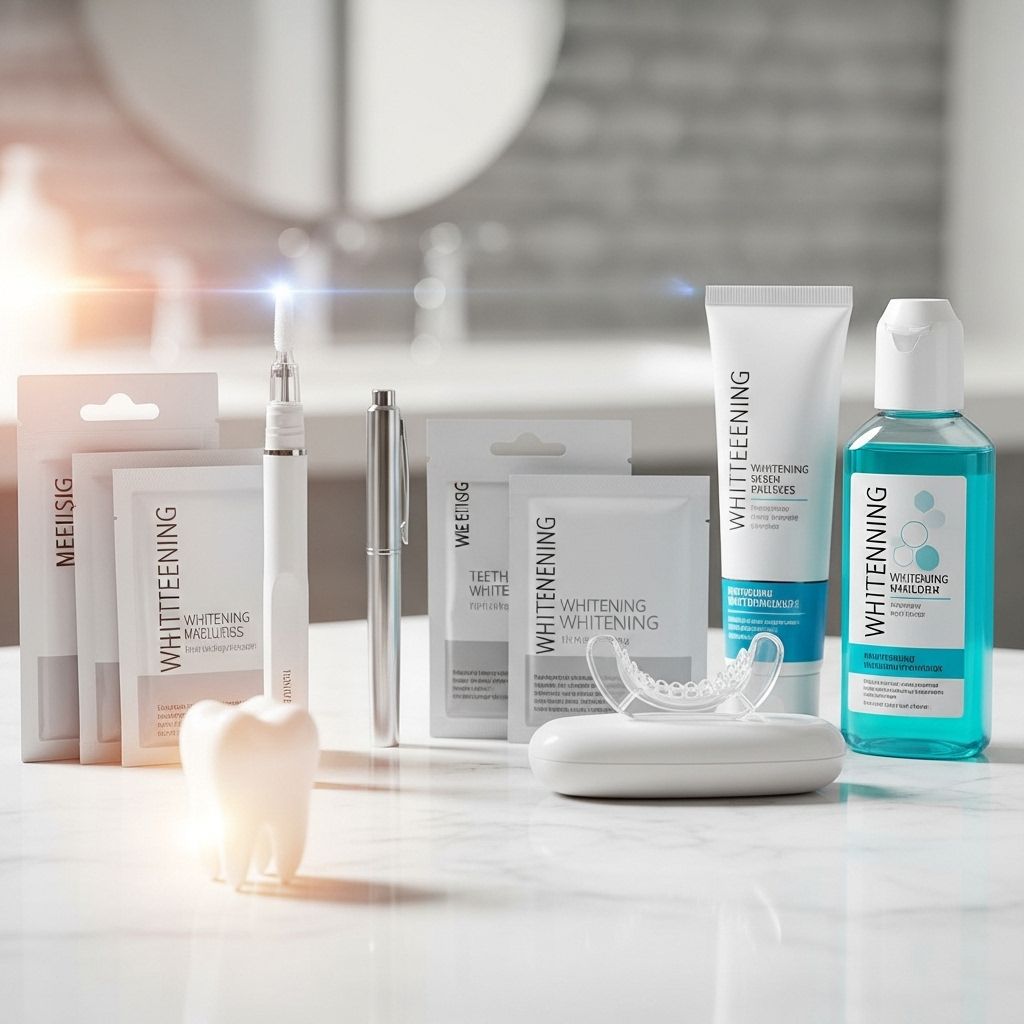 Discover the top at-home teeth whitening products that deliver professional-grade results, with expert insights on effectiveness, safety, and ease of use.
