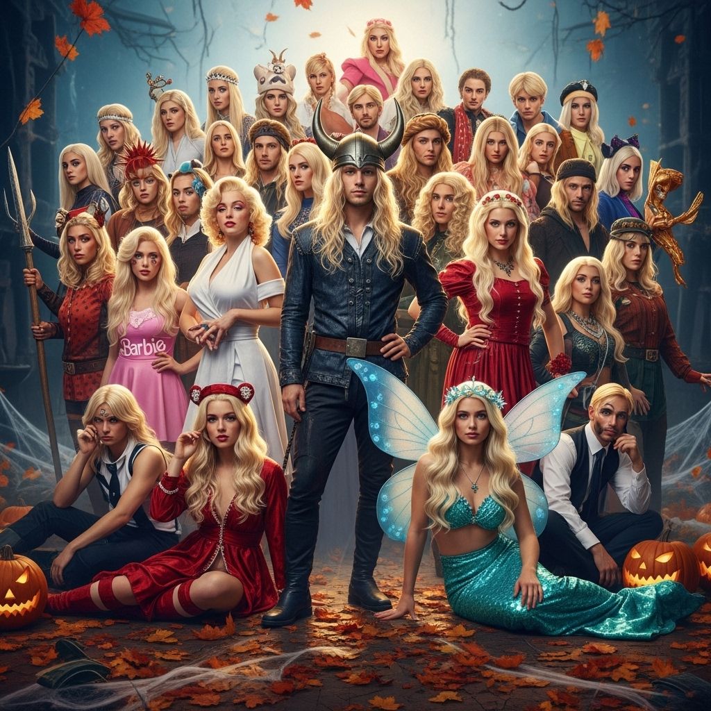 Transform into iconic blonde characters without needing a wig this Halloween