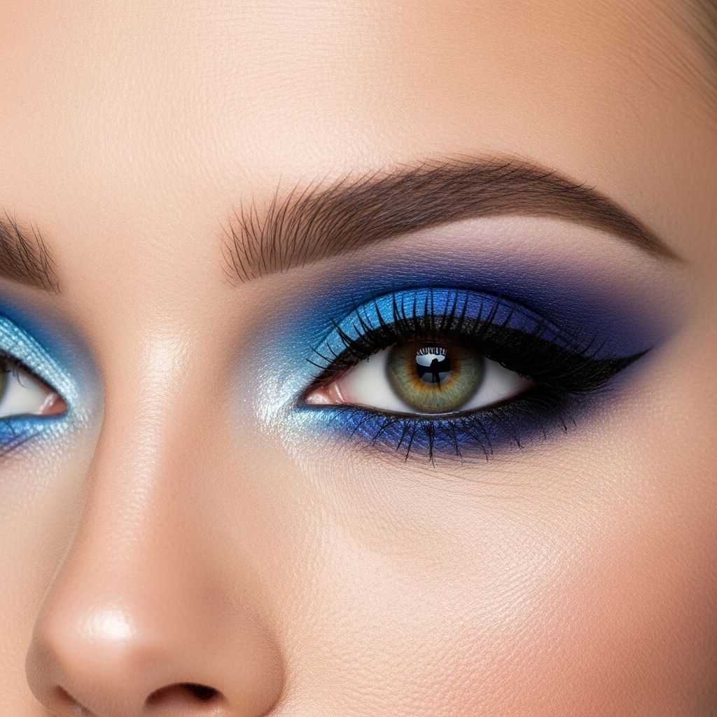 Dive into vibrant blue eye looks—from bold graphic lines to ethereal ombre effects—with expert tips and inspiration.