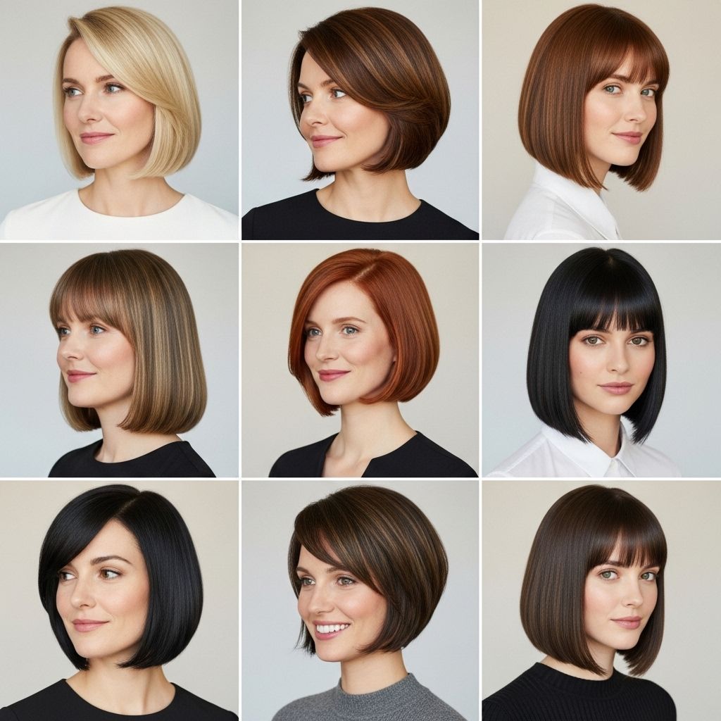 Discover the perfect bob haircut tailored to your face shape with expert tips, styling advice, and celebrity inspiration.