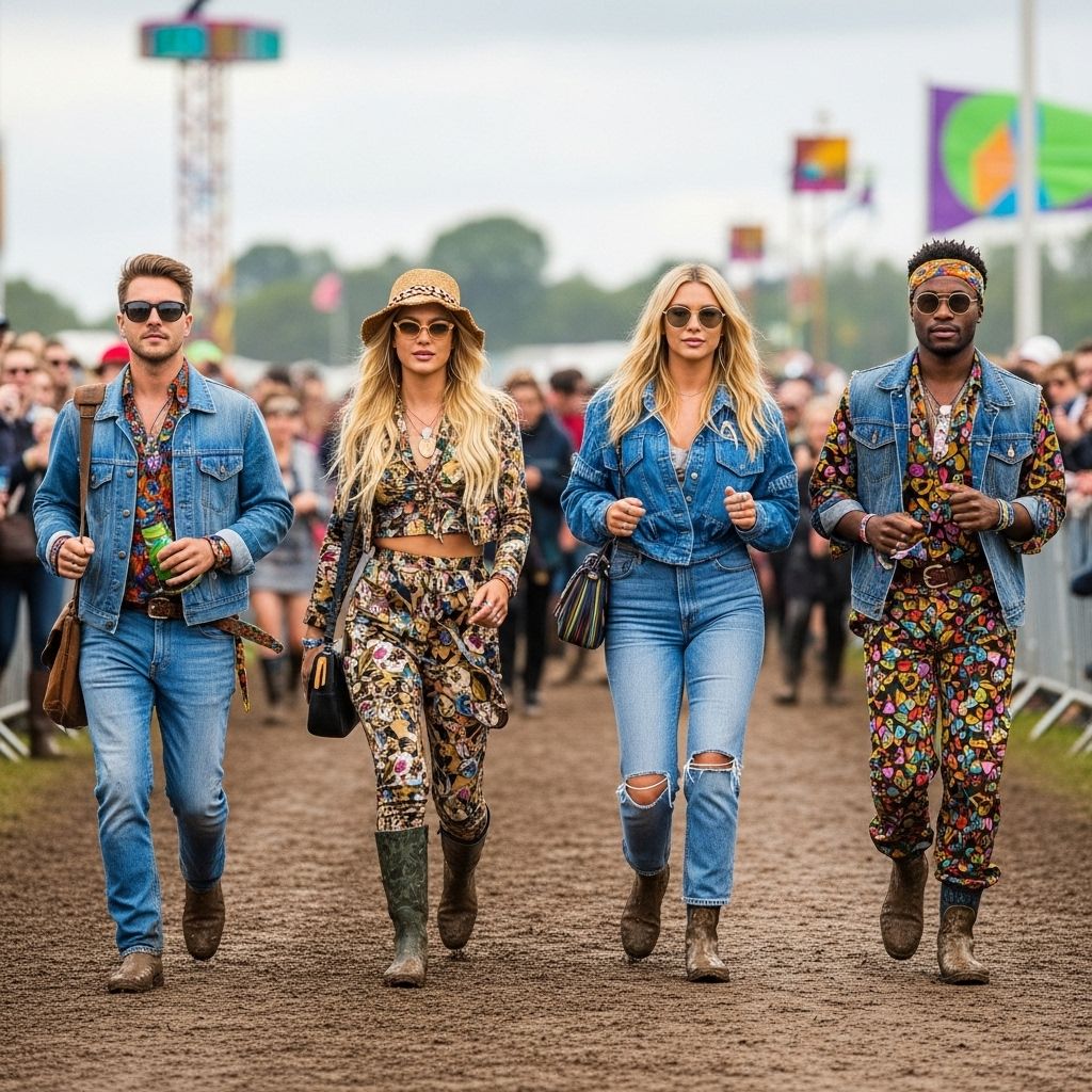 From Westerncore to Y2K throwbacks, explore the standout celebrity styles that dominated Glastonbury and set new trends for festival fashion.