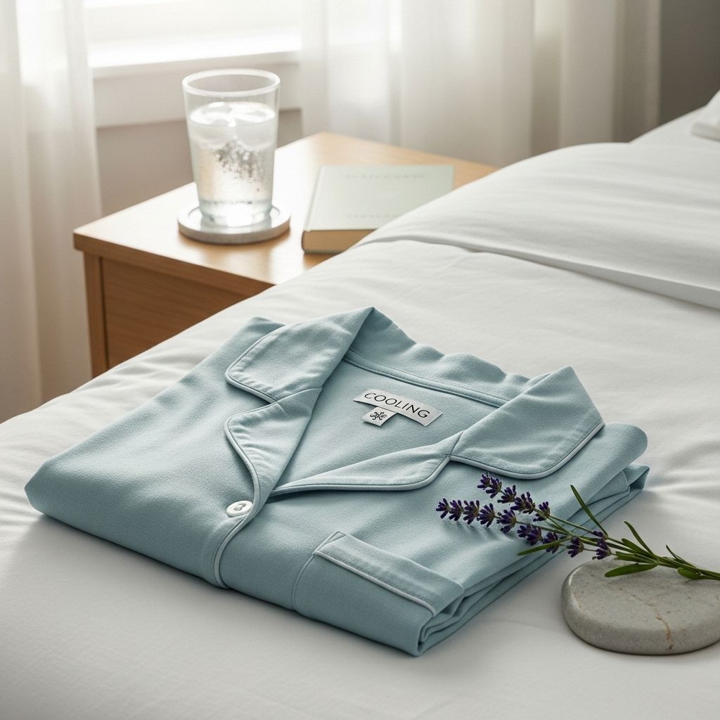 Sleepwear designed to regulate temperature and banish night sweats for lasting comfort.