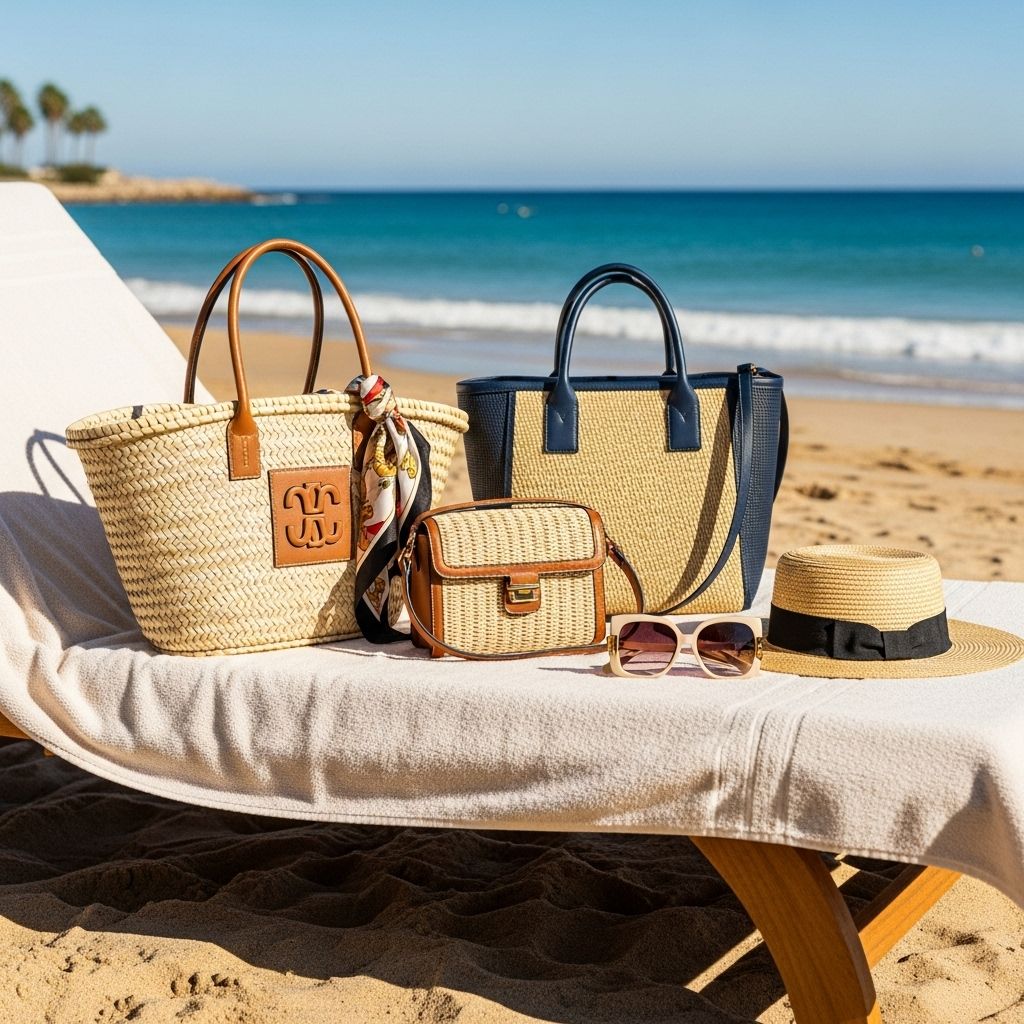 From raffia classics to vibrant luxe totes, discover the season’s most coveted designer beach bags for every style and getaway.