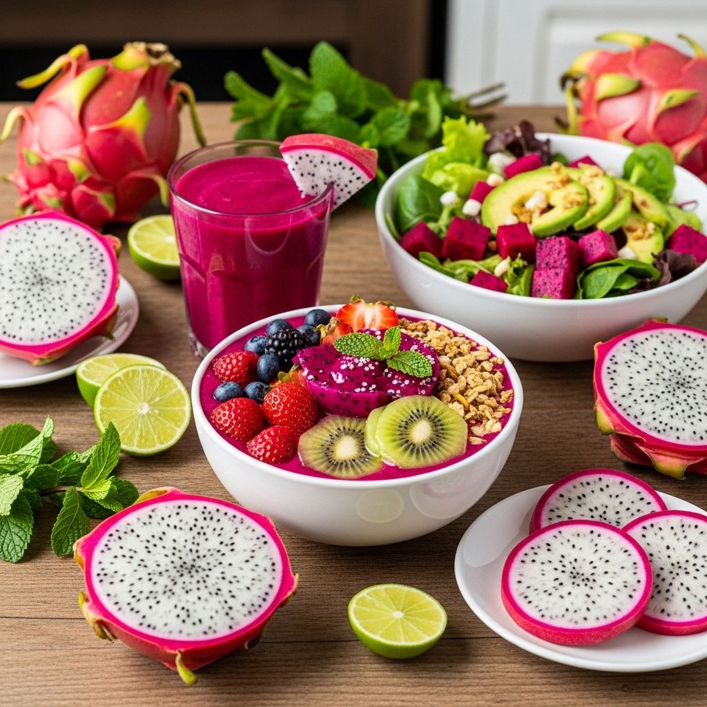 Best Dragon Fruit (Pitaya) Recipes and How to Cook Perfectly: Smoothies, Bowls, Salads, and More Explore delicious dragon fruit (pitaya) recipes, from vibrant smoothie bowls to creative salads, plus expert tips on preparation and cooking.