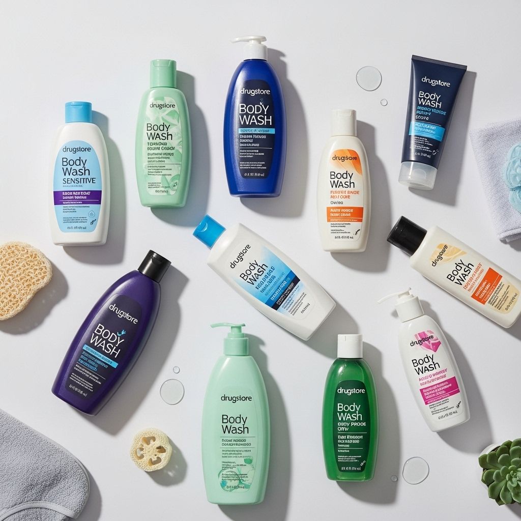 Discover affordable, expert-approved drugstore body washes suitable for every skin type, concern, and scent preference.