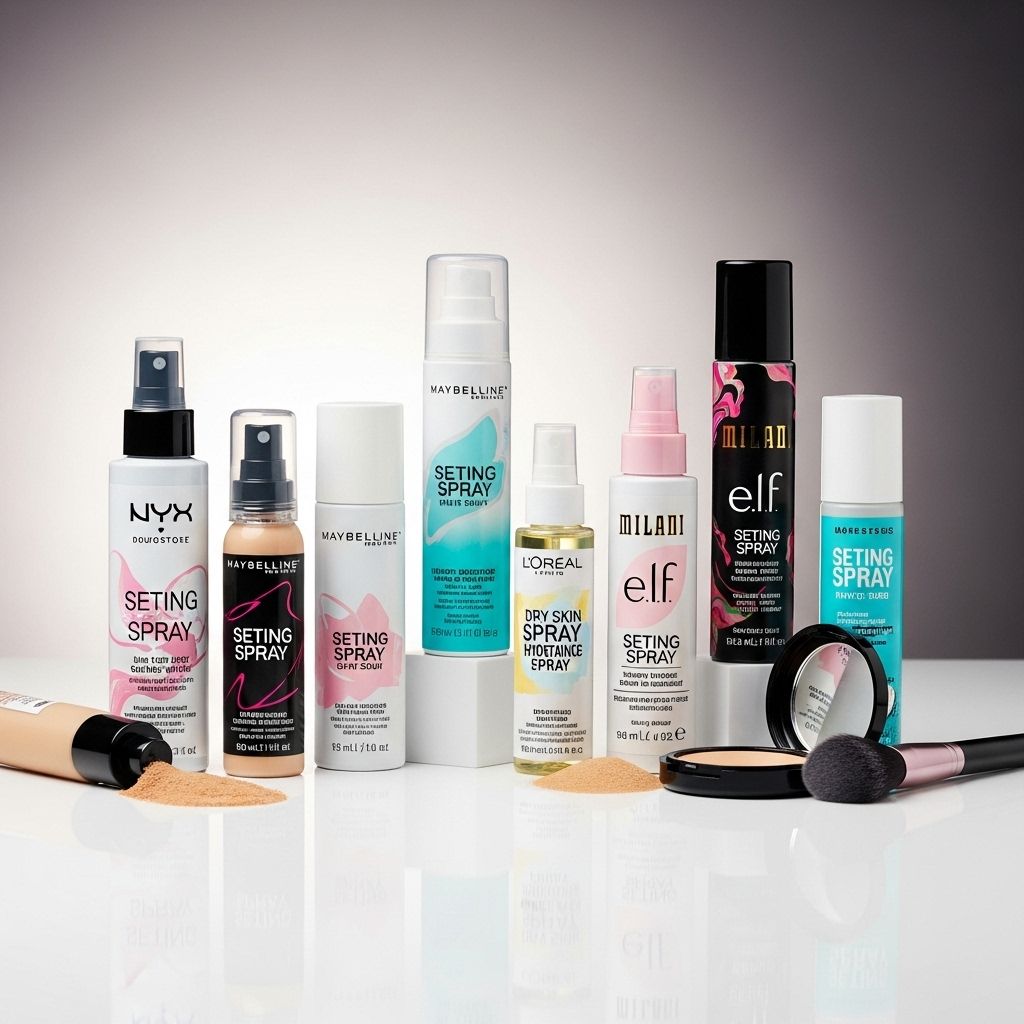 The Best Drugstore Setting Sprays for Every Skin Type and Budget Discover affordable, long-lasting setting sprays to lock in your makeup look, control shine, and suit every skin need.