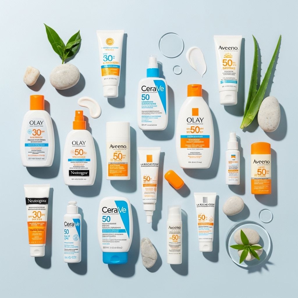 Your comprehensive guide to top-rated drugstore sunscreens, handpicked for every skin concern—from acne and oil to sensitive and dry skin.
