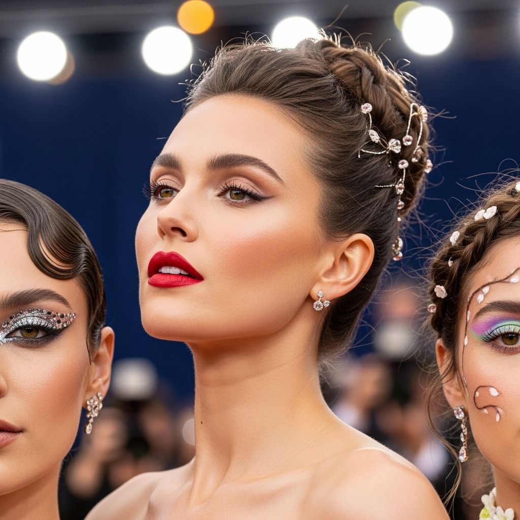 Explore the red carpet's most memorable beauty statements, makeup artistry, and hair trends that defined the 2025 Emmy Awards.