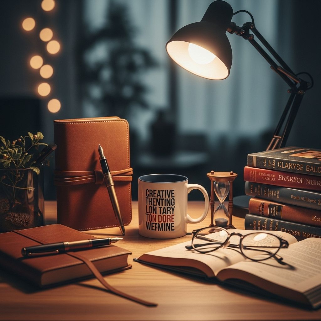 Inspire creativity and delight any writer with these thoughtful, clever, and practical gifts—from unique journals to cozy comforts and literary treasures.