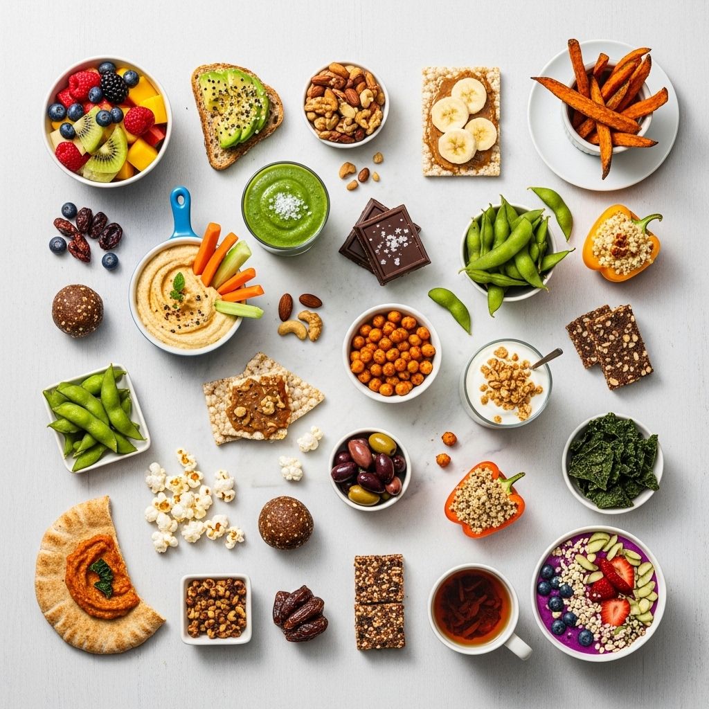 Explore 20 creative, satisfying plant-based snacks, blending nutrition and delicious flavors for energy, fullness, and guilt-free enjoyment.