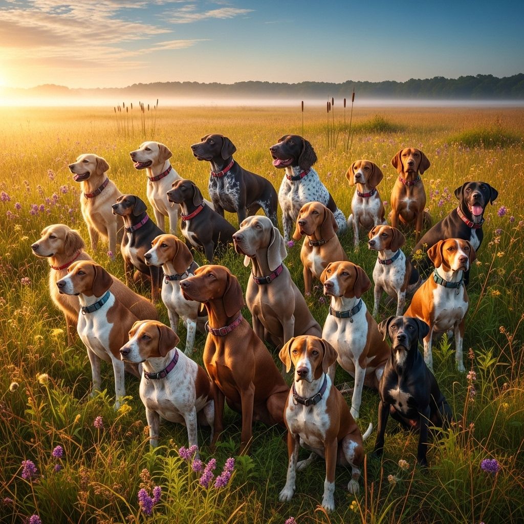 Energetic, loyal companions bred for adventure and obedience in diverse environments.