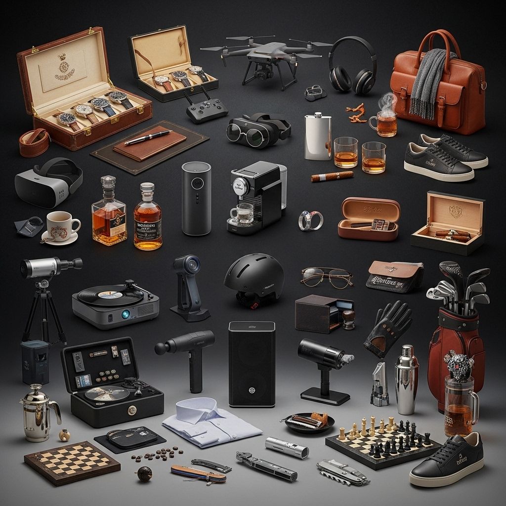 Explore 40 standout luxury gifts for men—from tech and accessories to home essentials and style upgrades—for the ultimate surprise.