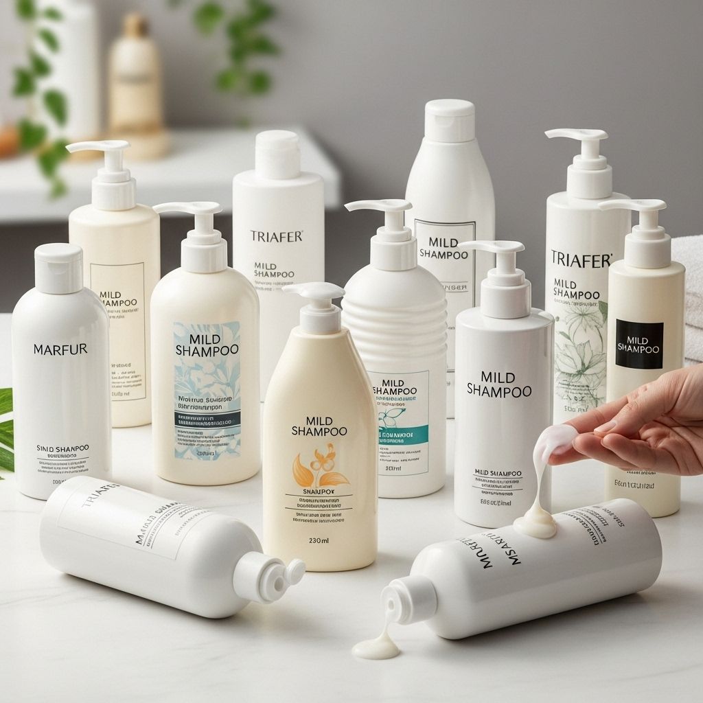 Discover the top dermatologist-recommended mild shampoos for healthy, rejuvenated, and irritation-free hair and scalp care.