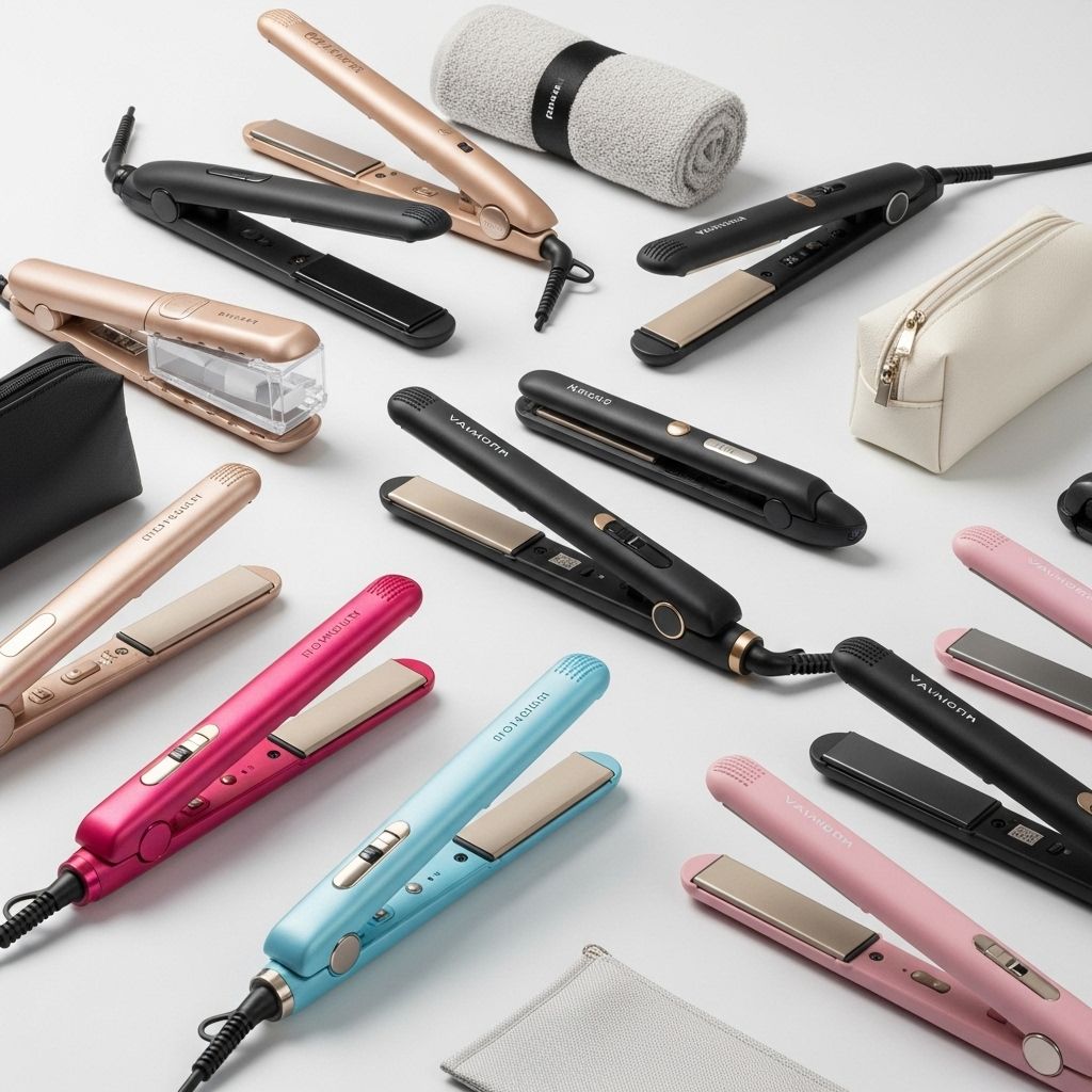 Achieve flawless hair on the go with these top-rated mini flat irons and compact straighteners for every hair type and travel scenario.