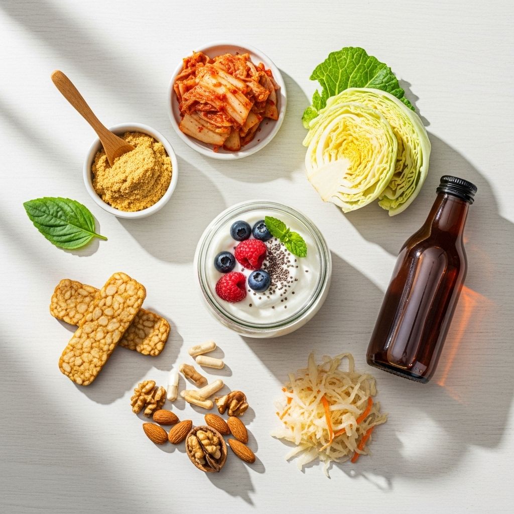 Fermented plant-based delights bring live cultures that nurture your digestion.