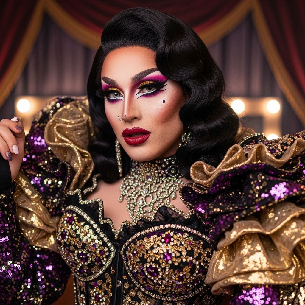 Tattooed beauty, fearless performer: discover Dahlia Sin’s style, drag artistry, and personal inspirations.