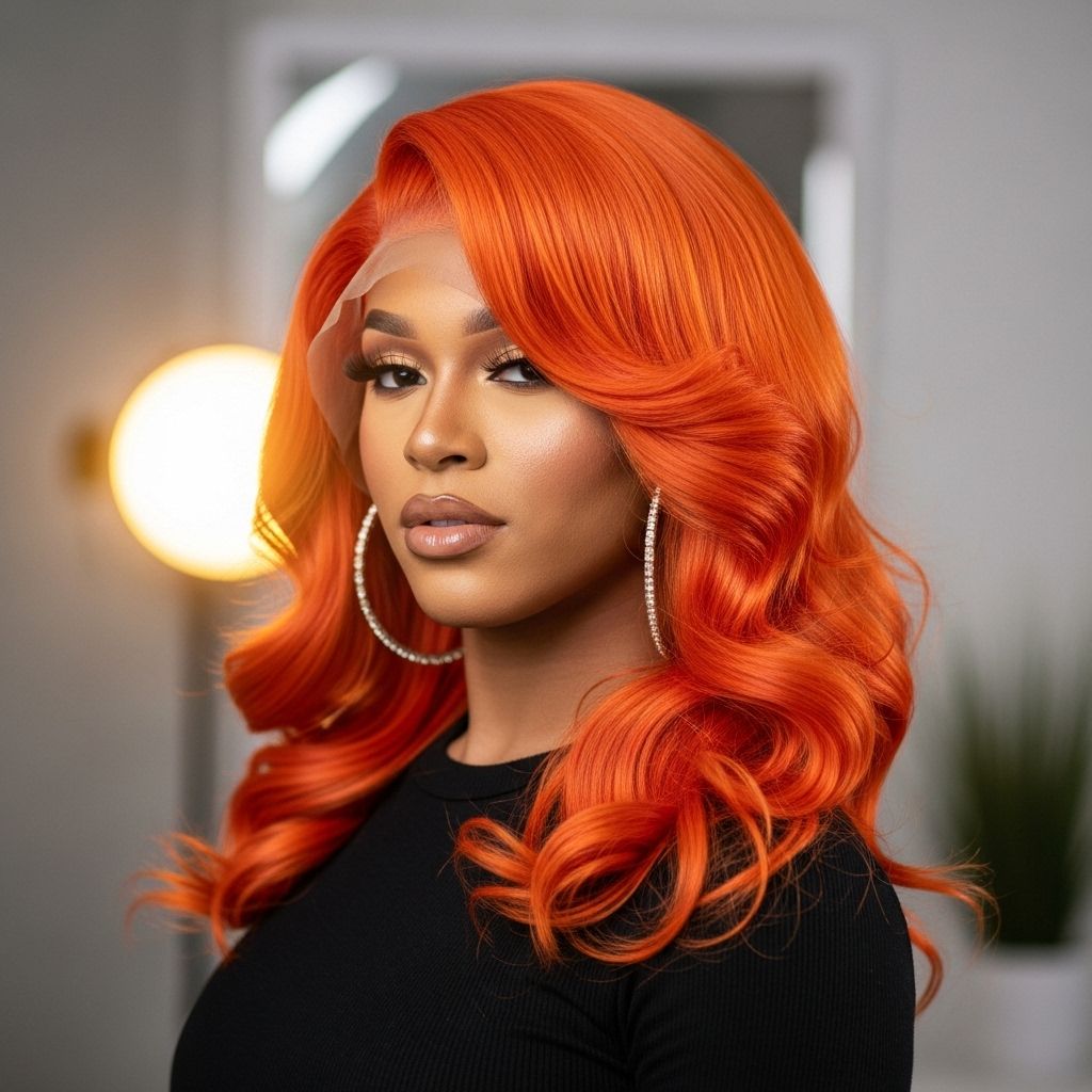 Discover the boldest and most iconic orange wig styles, tips, and inspiration curated from Cosmo Queens’ brightest looks.