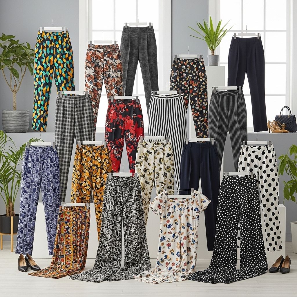 Discover the latest patterned pants and expert styling tips to refresh your fashion statement for every season.