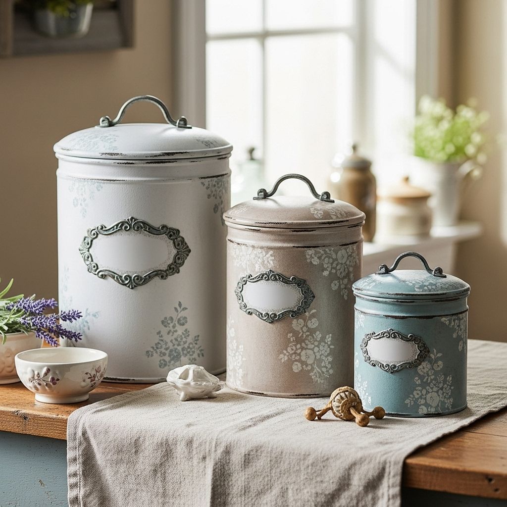 Stylish containers that lock in freshness while enhancing your home’s décor.