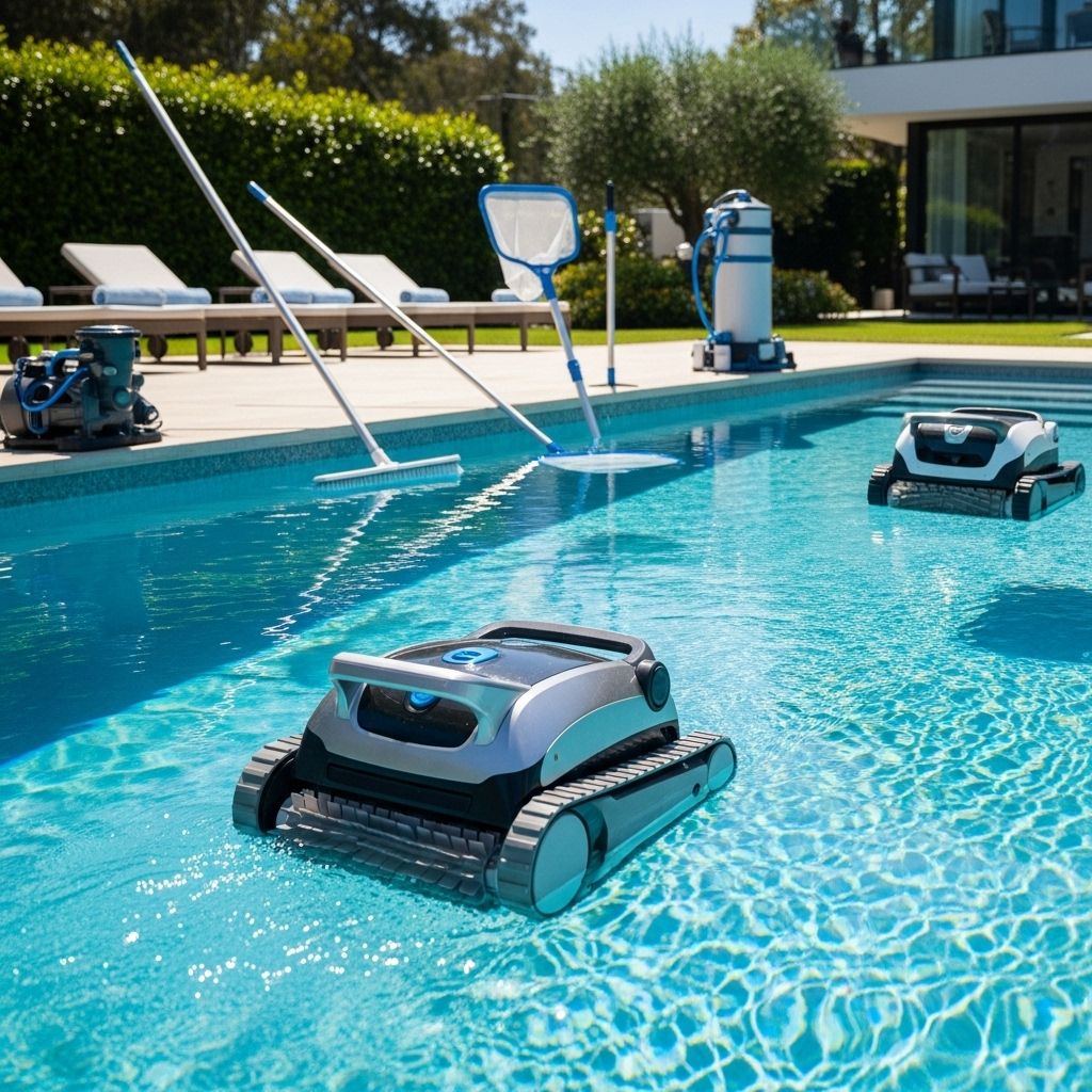 Explore cleaning solutions that simplify maintenance and keep your backyard sparkling.