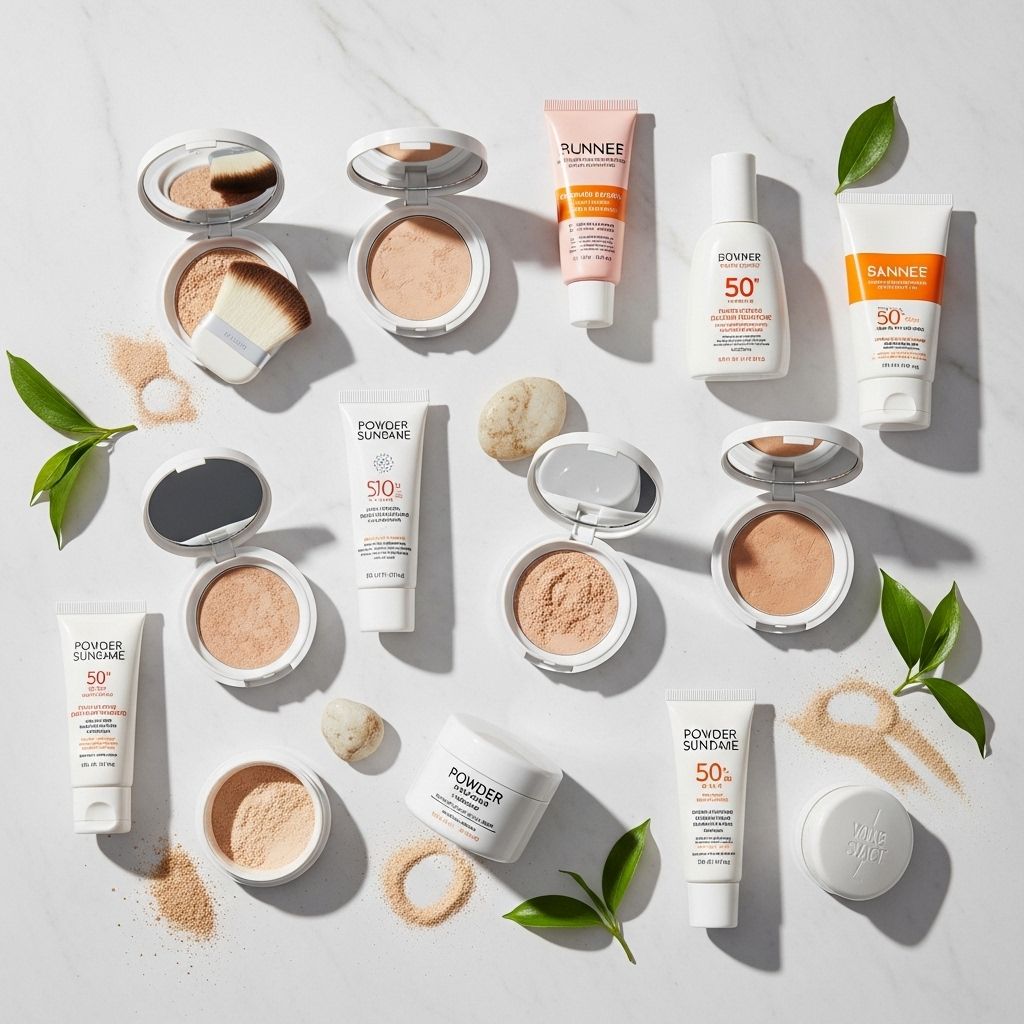 Discover the most effective powder sunscreens, tailored for easy reapplication and flawless skin protection.