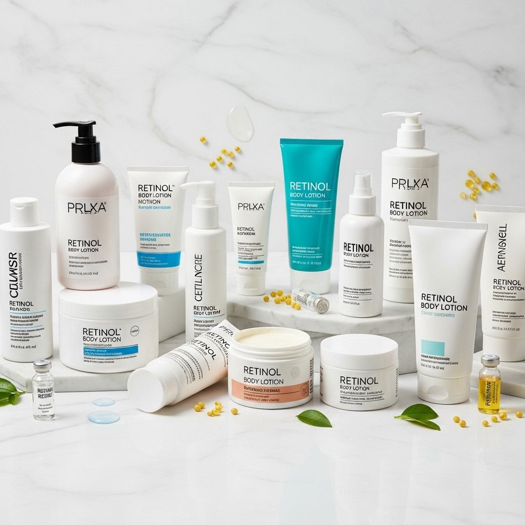 Explore the best retinol body lotions to address dryness, fine lines, and uneven texture for smoother, youthful-looking skin.