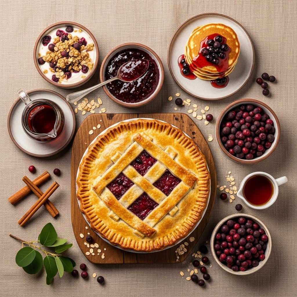 Transform wild prairie fruit into vibrant dishes that showcase its sweet, nutty flavor.