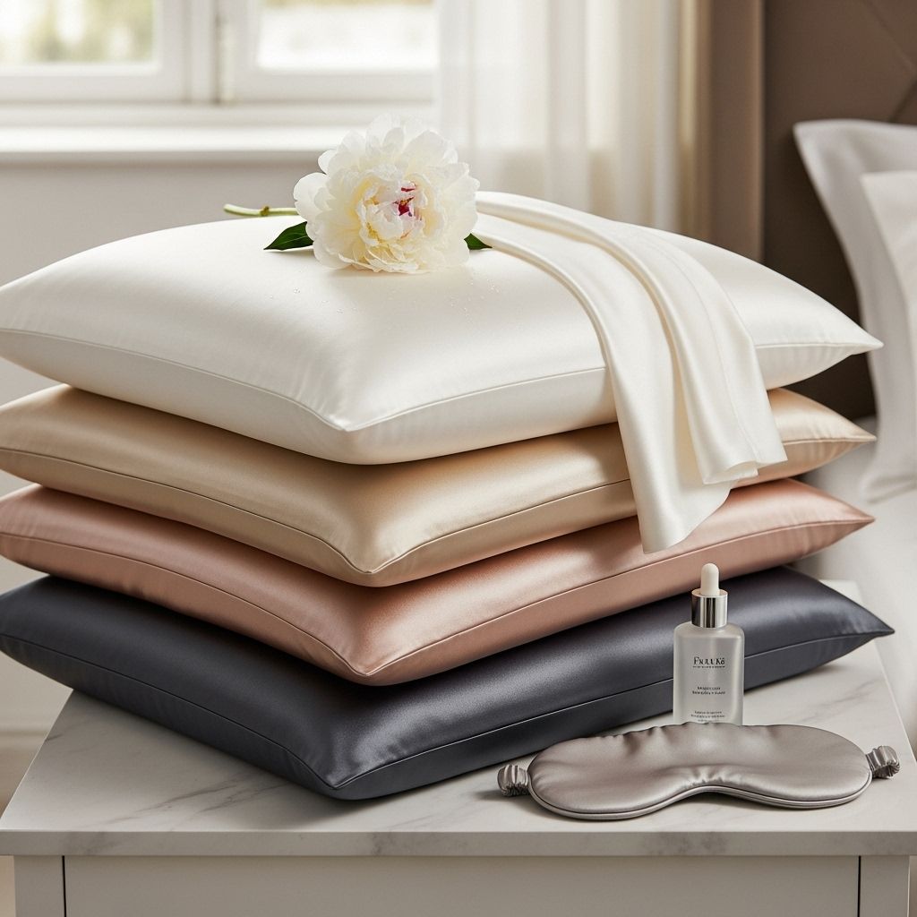 Upgrade your sleep routine with silk or satin pillowcases for smoother hair, healthier skin, and a luxurious bedtime experience.
