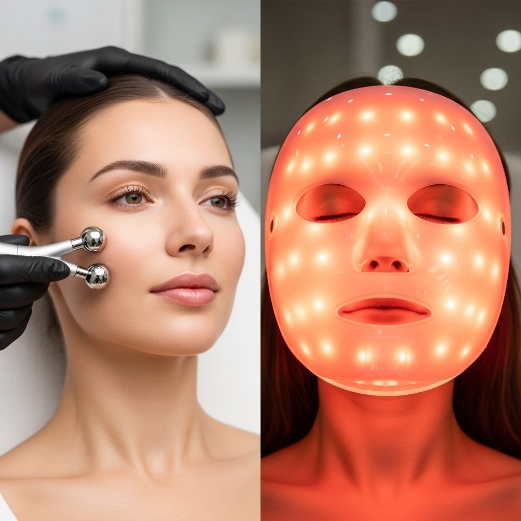 Best Skin Treatments for Circulation: Microcurrent vs. LED – Which Is Right For You? Muscle-toning currents meet targeted light therapy for a firmer complexion.