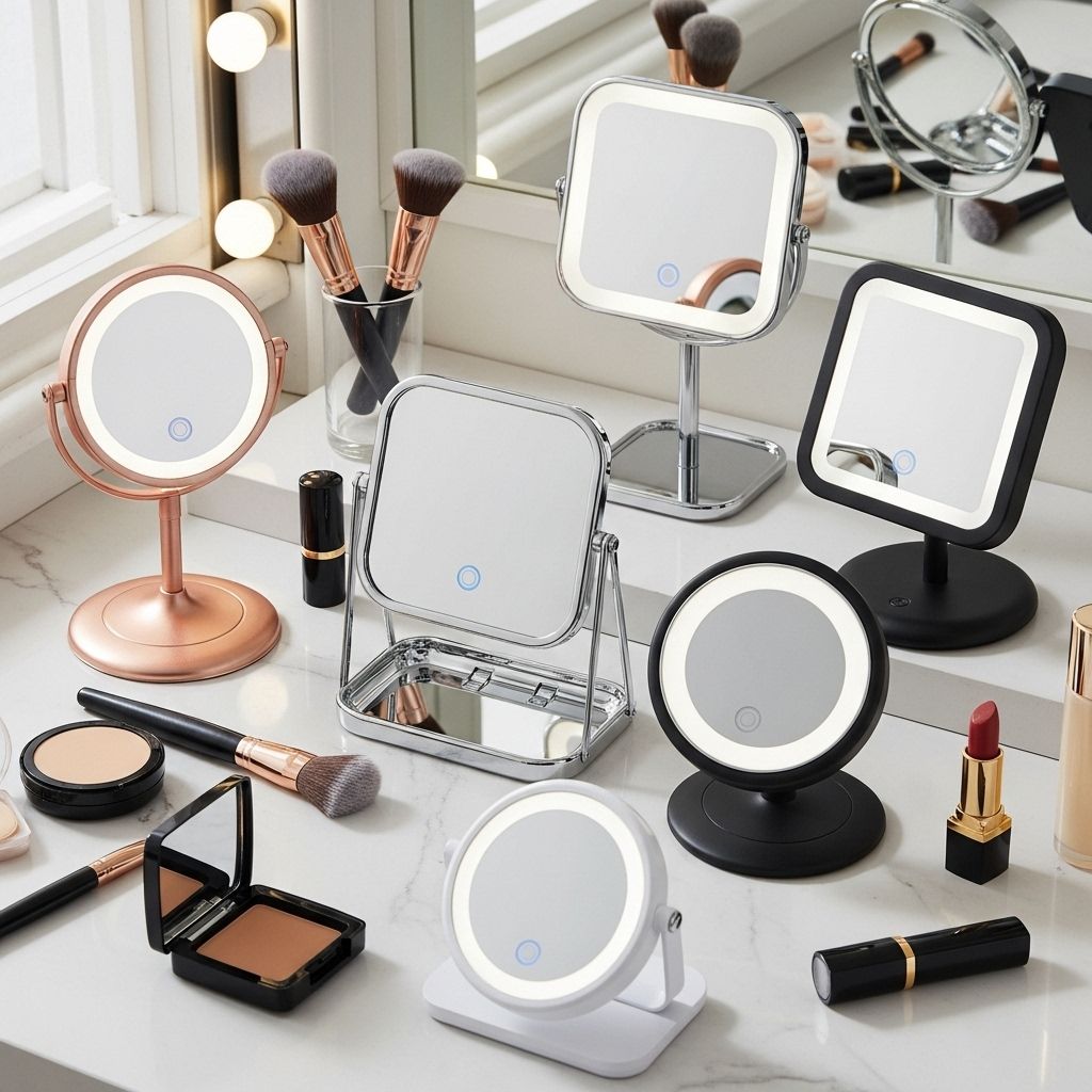 Best Small Lighted Makeup Mirrors for Perfect Beauty Routines Illuminate your makeup routine with these top-rated small lighted mirrors—ideal for flawless applications and travel.