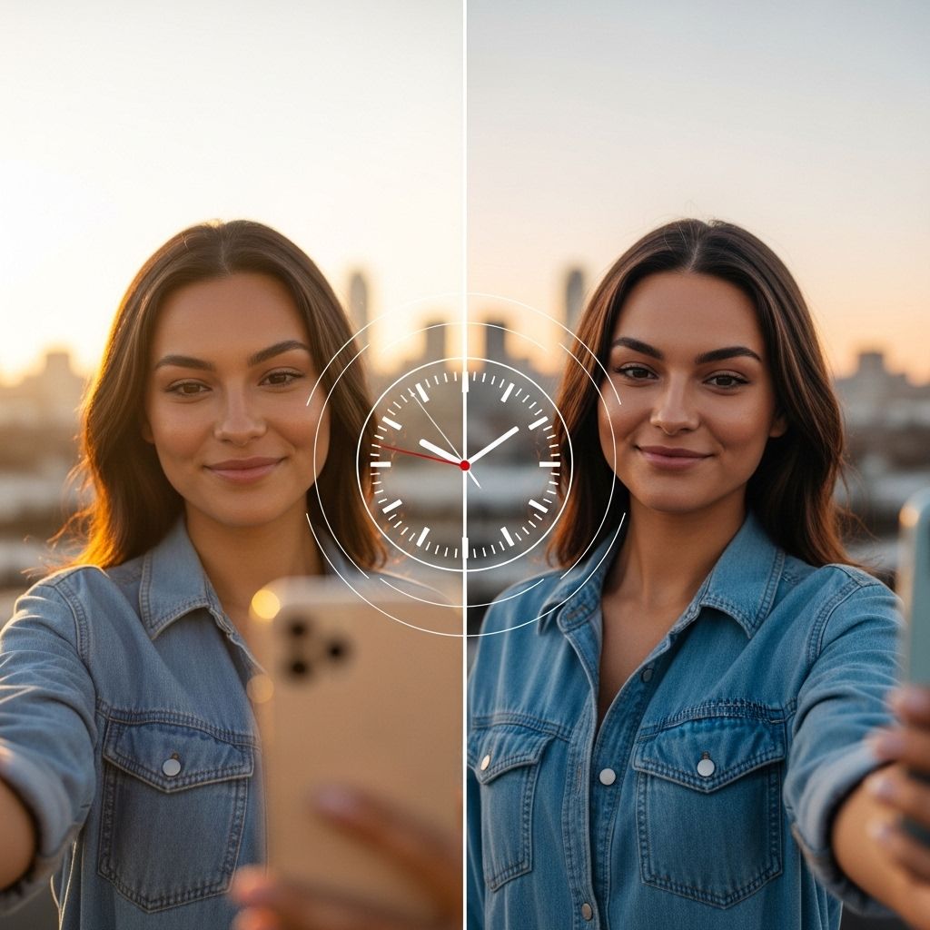 Master your selfie game around the clock with science-backed skincare routines and expert timing for stunning, radiant photos.