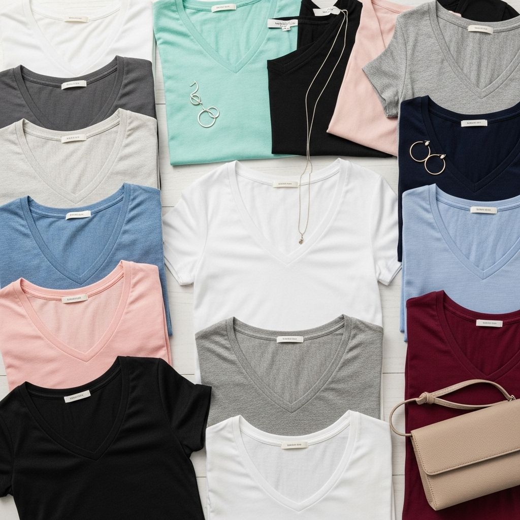 Discover the ultimate collection of V-neck tees for women—classic fits, soft materials, bold colors, and must-know shopping tips in one guide.