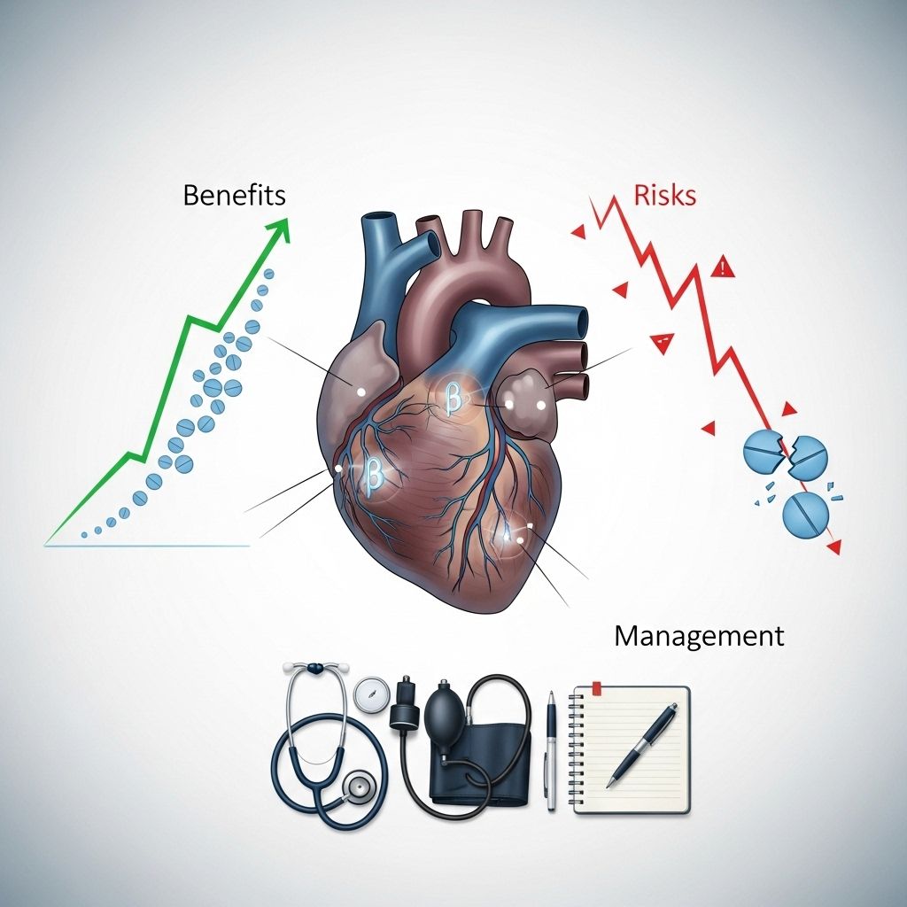 Understand how beta-blockers improve heart failure outcomes, their risks, dosing, and key management strategies for patients and caregivers.