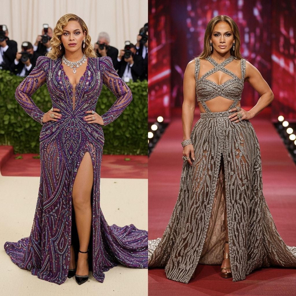 When it comes to bold fashion and trendsetting style, Beyoncé finds inspiration in Jennifer Lopez's show-stopping wardrobe choices.