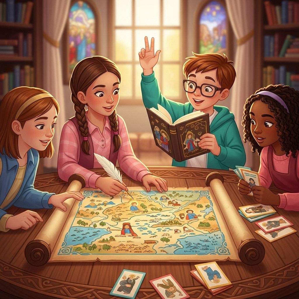 75 Bible Trivia Questions for Kids: Fun Learning Challenge Interactive quizzes that foster deeper scripture comprehension and cooperation in classrooms and homes.