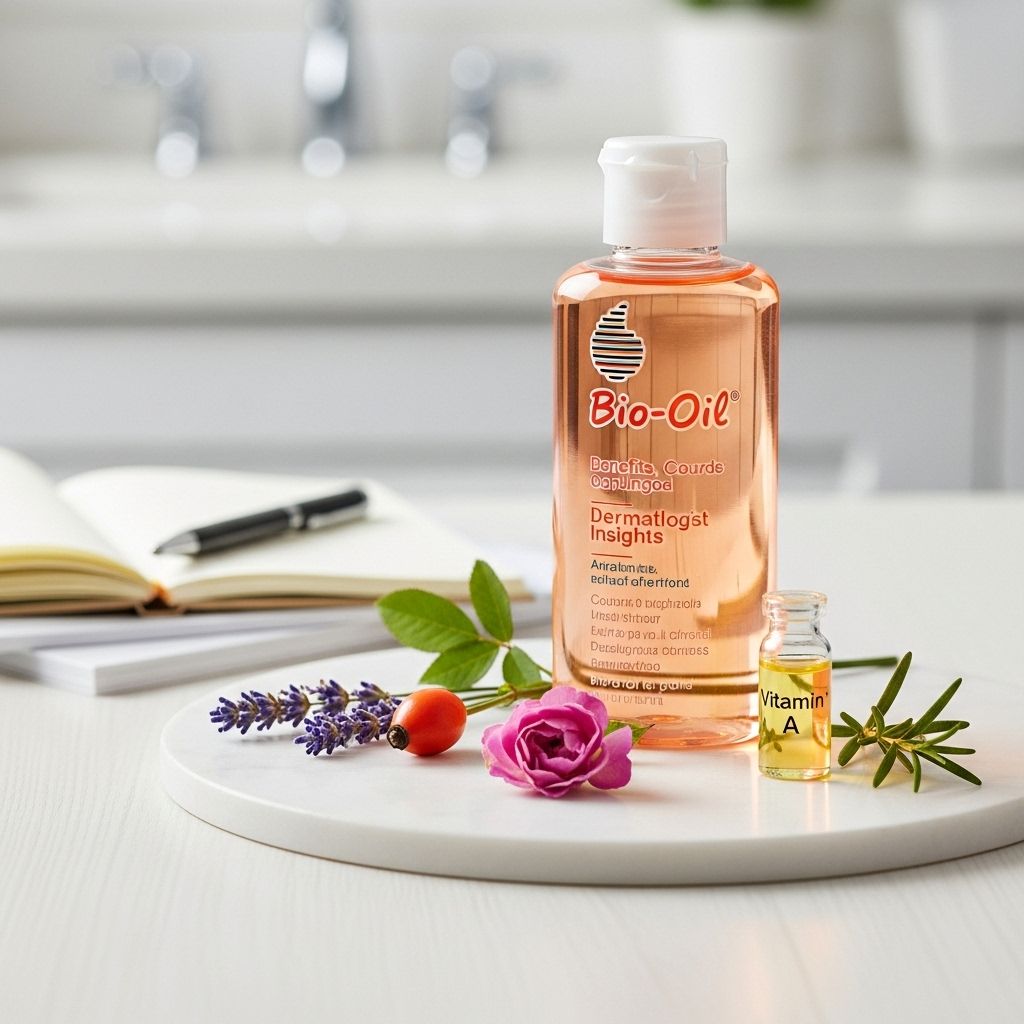 An in-depth review of Bio-Oil, covering ingredients, benefits, uses, efficacy, expert opinions, and need-to-know side effects.