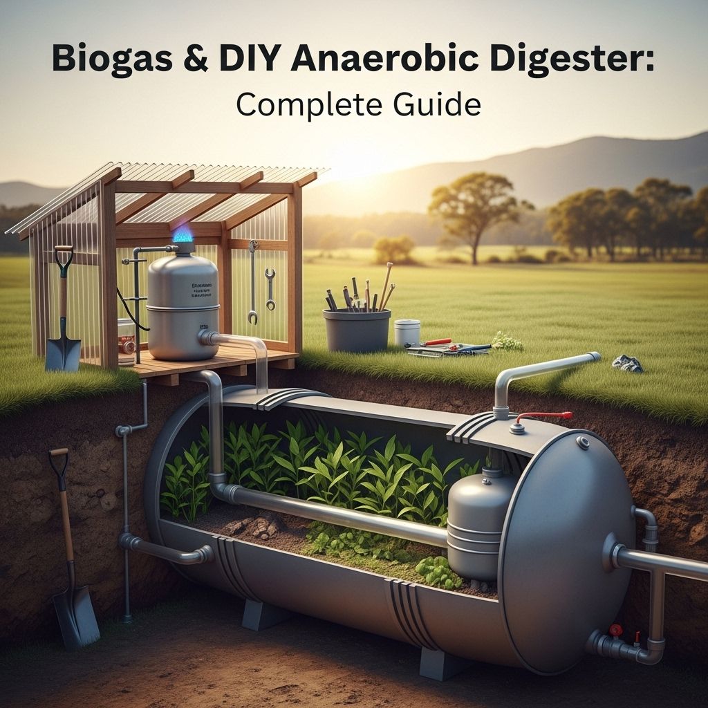 Transform organic waste into renewable energy with your own homemade biogas system