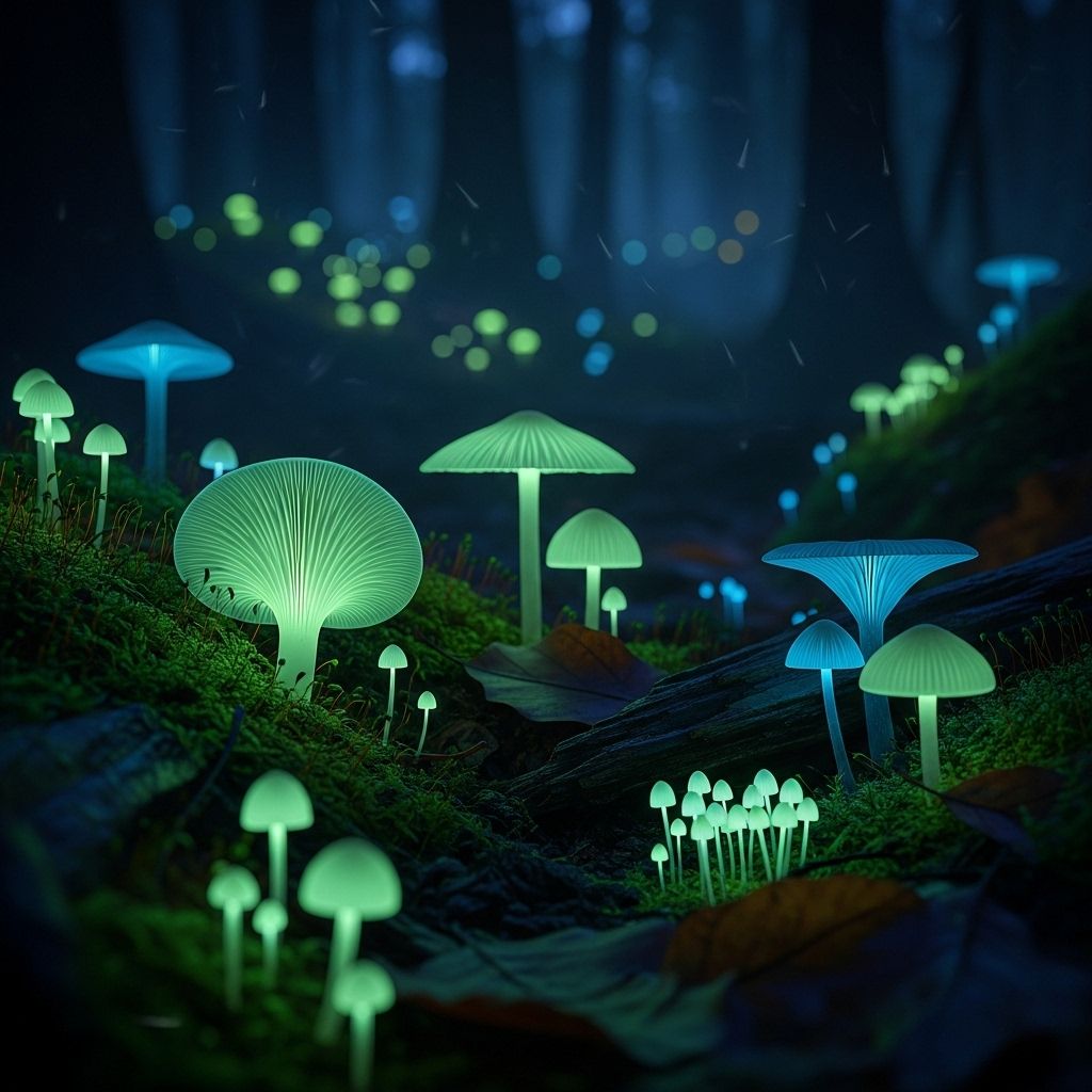 Discover the enchanting world of glowing mushrooms—how and why bioluminescent fungi light up forests across the globe.