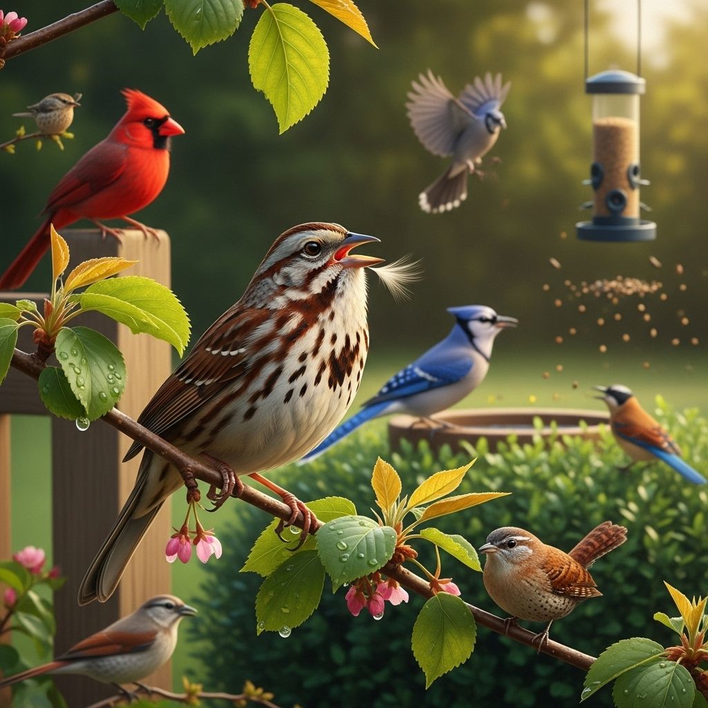 Experience dawn’s chorus anew by tuning into the unique notes of every garden visitor.